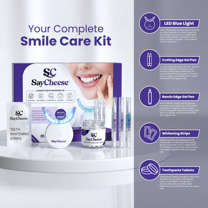 SayCheese™ Premium Whitening Kit — Non-Sensitive Smile Edition (HP/CP)